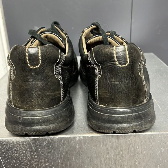 Clarks men's Northfield Casual Lace-Up Oxford Black Oily #82305 - Picture 7 of 9